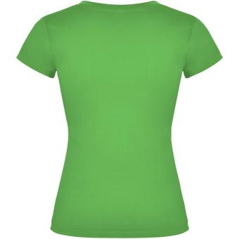 Victoria short sleeve women's v-neck t-shirt, tropical green Tropical green | L