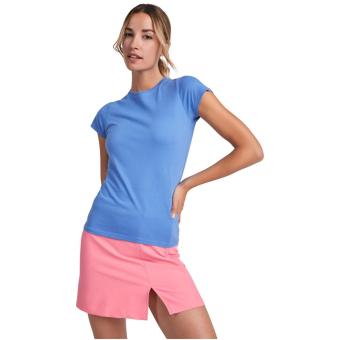 Capri short sleeve women's t-shirt, pink/white Pink/white | L