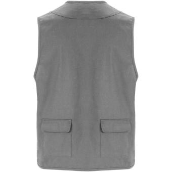Venera 200 g/m2 v-neck multi-pocket workwear vest, lead Lead | L