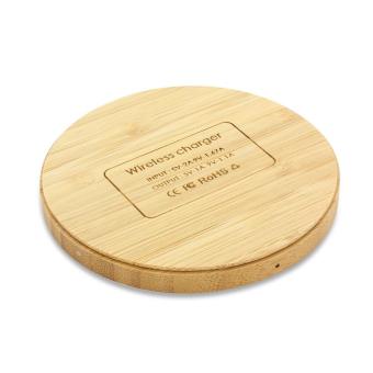 Bamboo Wireless Charger Round 