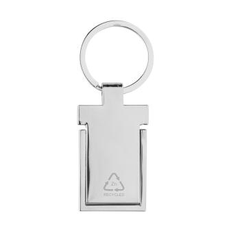 XD Collection Schlüsselanhänger&Telefonständer aus RCS rec. Zinklegierung Silber