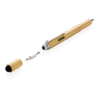 XD Collection Bamboo 5-in-1 toolpen Brown