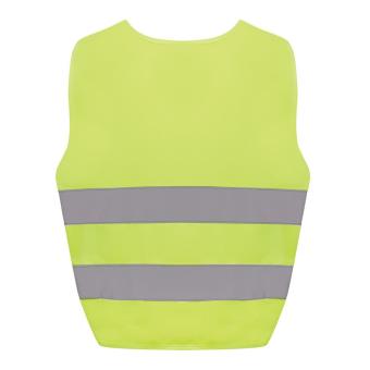 XD Collection GRS recycled PET high-visibility safety vest 3-6 years Yellow
