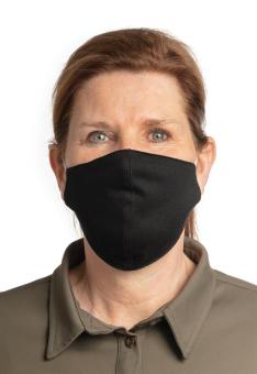 XD Collection Reusable 2-ply cotton face mask Black