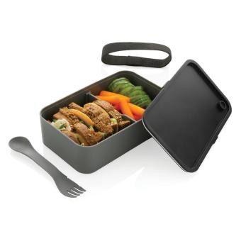 XD Collection GRS RPP Lunchbox mit Göffel Grau