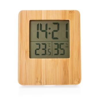 XD Collection Bamboo weather station, nature Nature,white