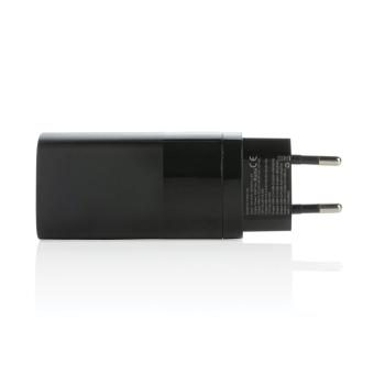 Philips 65W ultra fast PD 3-port USB wall charger Black