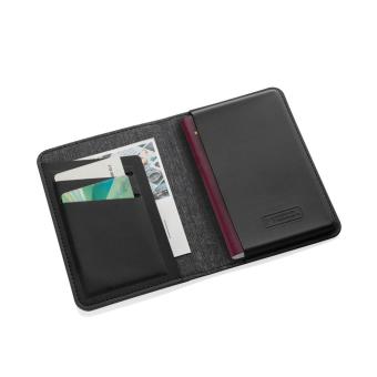 XD Collection Travelfinder RCS passport holder worldwide locating Black