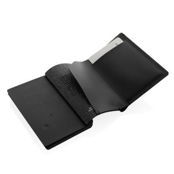 XD Collection Seekcard RCS rpolyester card wallet with worldwide locating Black