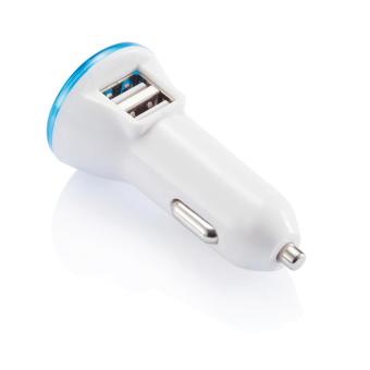 XD Collection Powerful dual port car charger Blue/white
