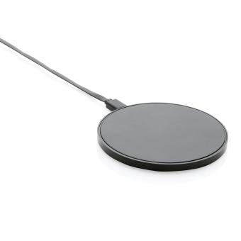 XD Collection 10W Wireless Charger aus RCS Standard recyceltem Kunststoff Schwarz