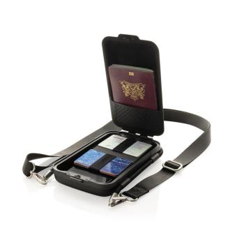 Swiss Peak OSLO RCS Hardshell mobile protection travel pouch Black