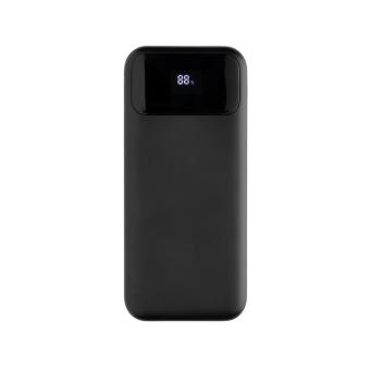 XD Collection Turbopack RCS rplastic powerbank 10.000 integrated cables Black