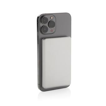 XD Collection Orion 5.000mAh 5W magnetische Powerbank aus RCS rec. Alu Silber