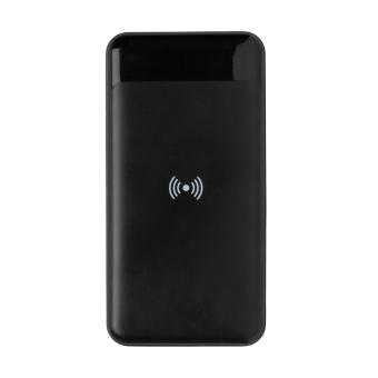 XD Collection RCS standard recycled plastic wireless powerbank Black