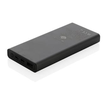 XD Xclusive Terra RCS recycled 18W aluminium powerbank 10.000 mAh Convoy grey