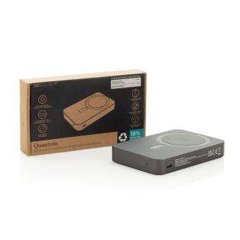 XD Xclusive Quantum RCS Ultra-Fast 25W 10.000mAh magnetische Powerbank Grau/schwarz