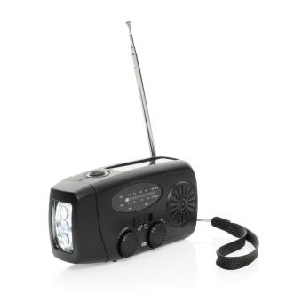 XD Collection RescueWave RCS recycled plastic emergency radio Black
