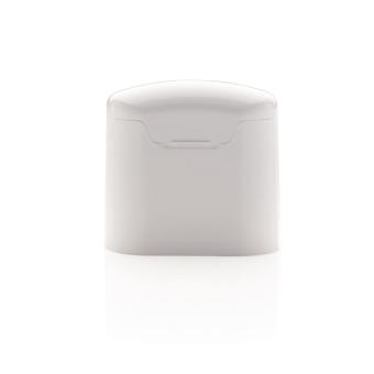 XD Collection Liberty wireless earbuds in charging case White
