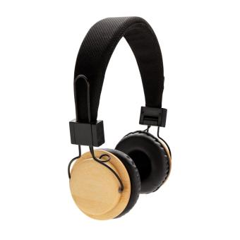 XD Collection Bamboo wireless headphone, nature Nature,black