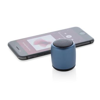 XD Collection Kabelloser Mini-Lautsprecher aus Aluminium Blau