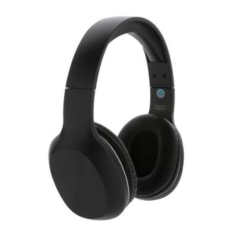 XD Collection RCS recycled plastic JAM wireless headphone Black