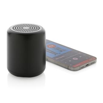 XD Collection RCS certified recycled plastic 5W Wireless speaker Black