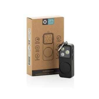 XD Collection GuardBuddy RCS Personenalarm, über USB-C aufladbar Schwarz
