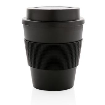 XD Collection Reusable Coffee cup with screw lid 350ml Black
