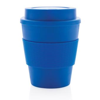 XD Collection Reusable Coffee cup with screw lid 350ml Aztec blue