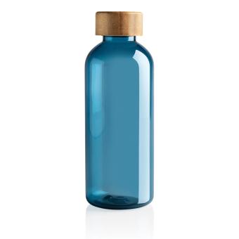 XD Collection RCS RPET bottle with bamboo lid Aztec blue