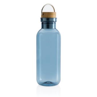 XD Collection GRS RPET bottle with bamboo lid and handle Aztec blue