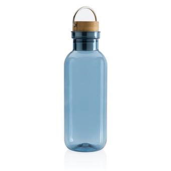 XD Collection RCS RPET bottle with bamboo lid and handle Aztec blue