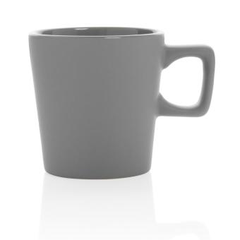 XD Collection Moderne Keramik Kaffeetasse, 300ml Grau
