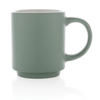 XD Collection Ceramic stackable mug Green