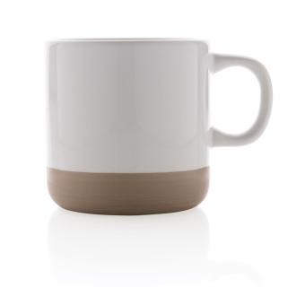 XD Collection Glazed ceramic mug White