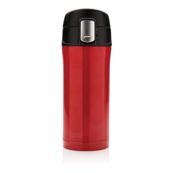 XD Collection RCS Recycled stainless steel easy lock vacuum mug Red