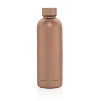 XD Collection RCS Recycled stainless steel Impact vacuum bottle Brown