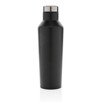 XD Collection Moderne Vakuum-Flasche aus Stainless Steel Schwarz