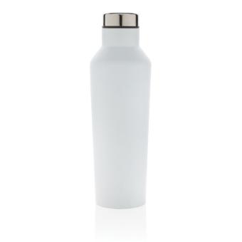 XD Collection Moderne Vakuum-Flasche aus Stainless Steel Weiß