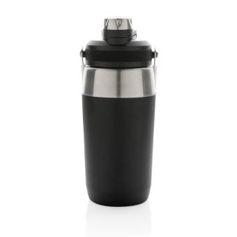XD Collection Vacuum stainless steel dual function lid bottle 500ml Black