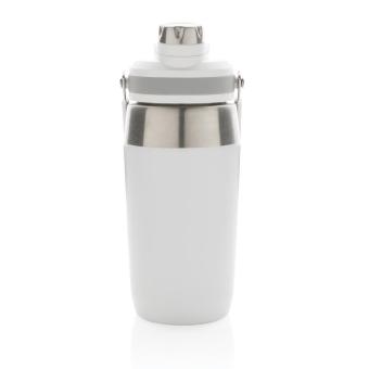 XD Collection 500ml Vakuum StainlessSteel Flasche mit Dual-Deckel-Funktion Weiß