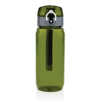 XD Collection Yide RCS  rPET verschließbare Wasserflasche 600ml Grün