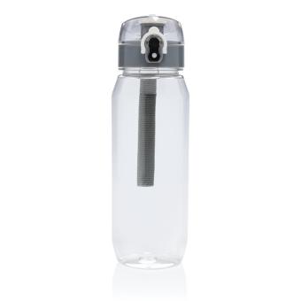 XD Collection Yide verschließbare Wasserflasche aus RCS rec. PET, 800ml Transparent