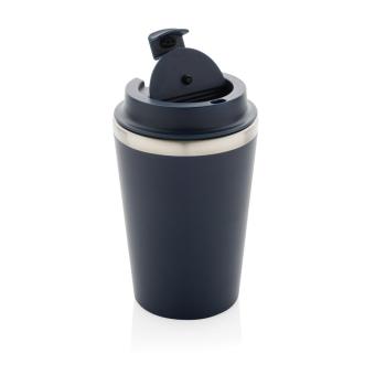 XD Collection Java 350ml doppelwandiger Becher aus RCS recyceltem PP Navy