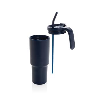 XD Collection Graphic 360 Becher aus RCS-zertifiziert recyc. Stahl, 900ml Navy