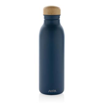 Avira Alcor 600ml Wasserflasche aus RCS rec. Stainless-Steel Navy