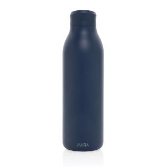 Avira Alok 360 Klick-Wasserflasche aus RCS rec. Stahl, 600ml Navy