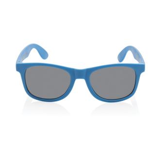 XD Collection RCS recycled PP plastic sunglasses Aztec blue