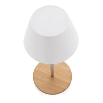XD Collection Pure Glow USB-Tischleuchte aus RCS recyceltem Kunststoff Weiß